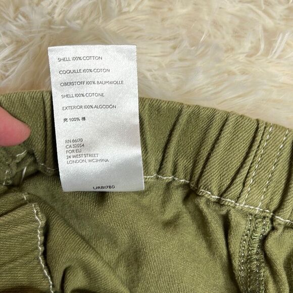 Urban Outfitters BDG Pull On Contrast Shorts Olive Green Size Large - Picture 5 of 7
